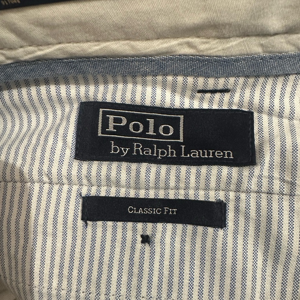 NWT Polo Ralph Lauren Men's Black Pants. Men’s 44Tx36 - Picture 5 of 5